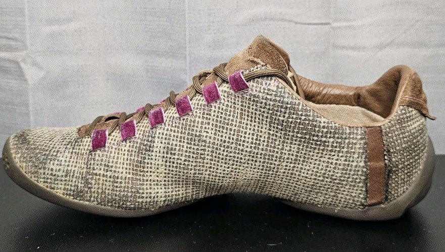 Michelle-K Shoes Womens 9 Casual Sneakers Multicolor Leather Lace Up Comfort