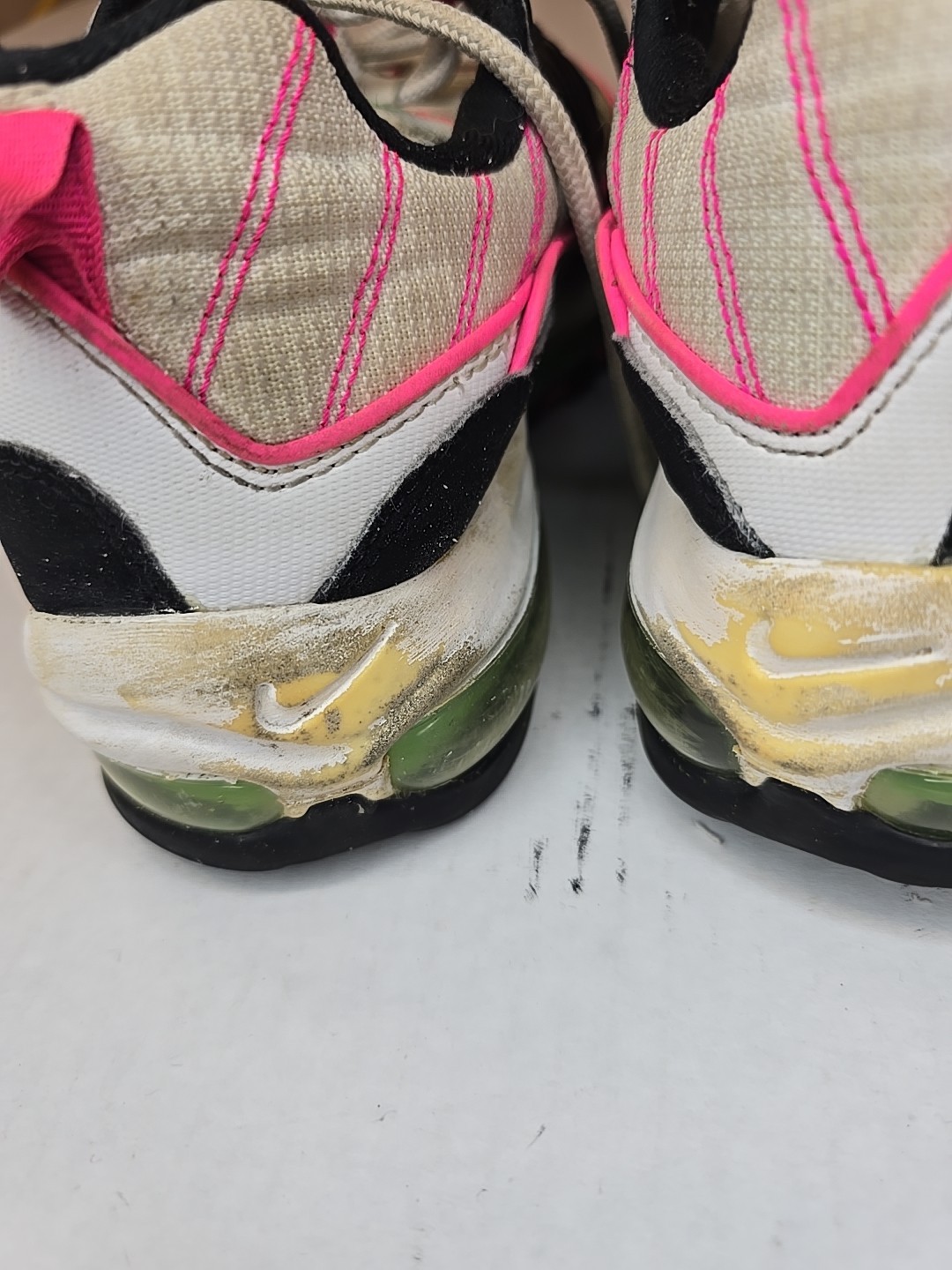 Women’s Nike Air Max 98 Watermelon Pink White Green Black CI3709-101 Size 9.5