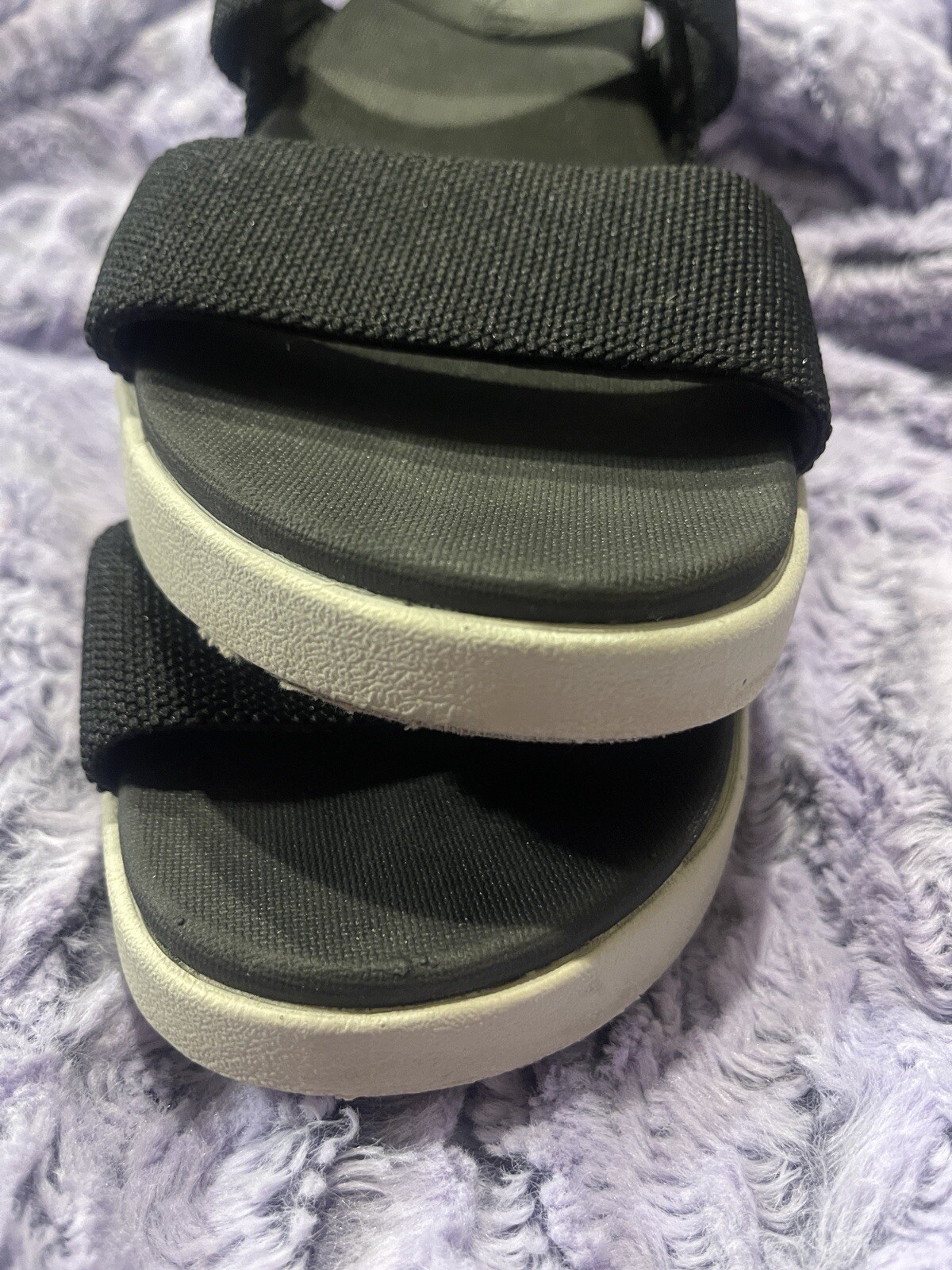KEEN Elle Backstrap Sandals Women’s Black Travel eco-Friendly Comfort Sz 7.5