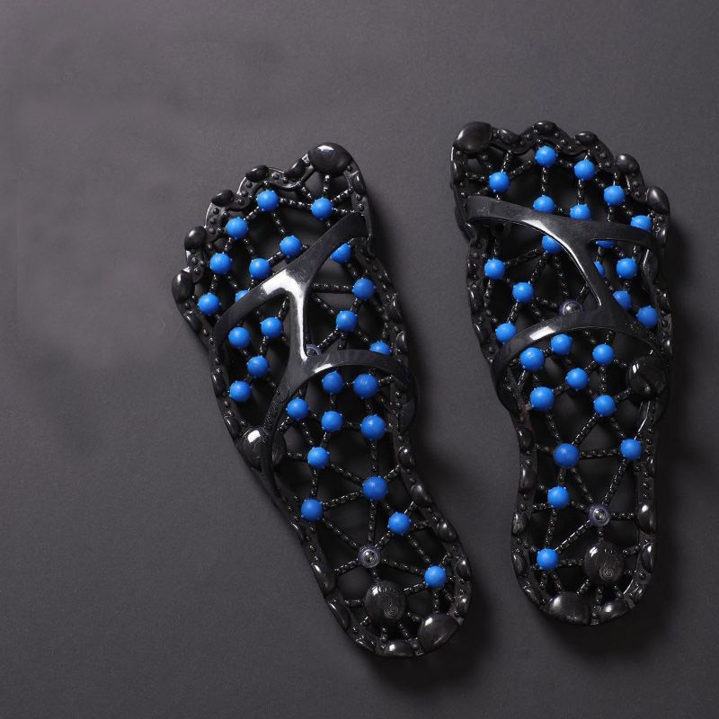 Women’s Bathroom Slippers Quick Dry Non-Slip Soft Massage Mesh Summer Sandals