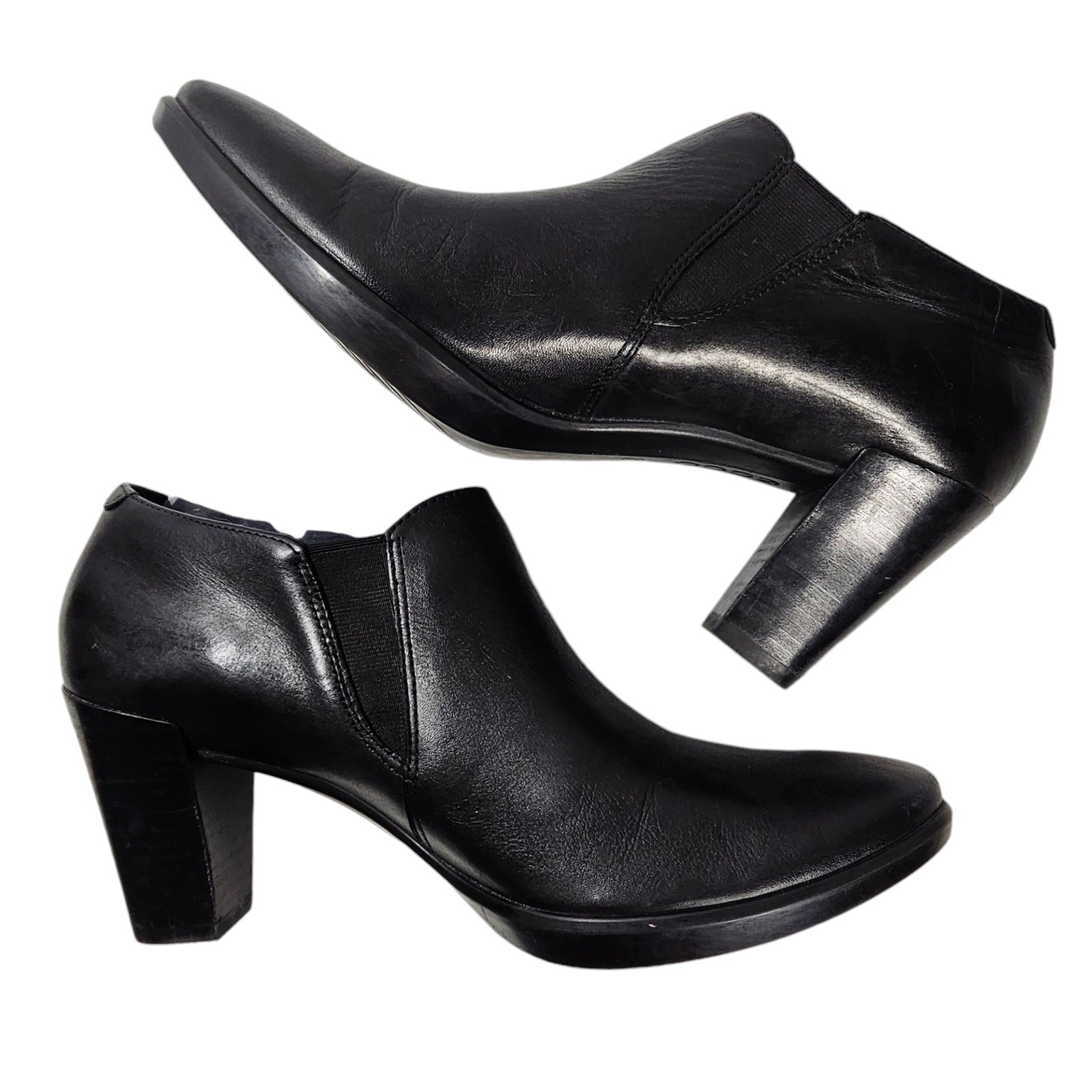 ECCO Women’s Black Shape 55 Plateau Stack Shootie US 10 – 10.5 / EU 41