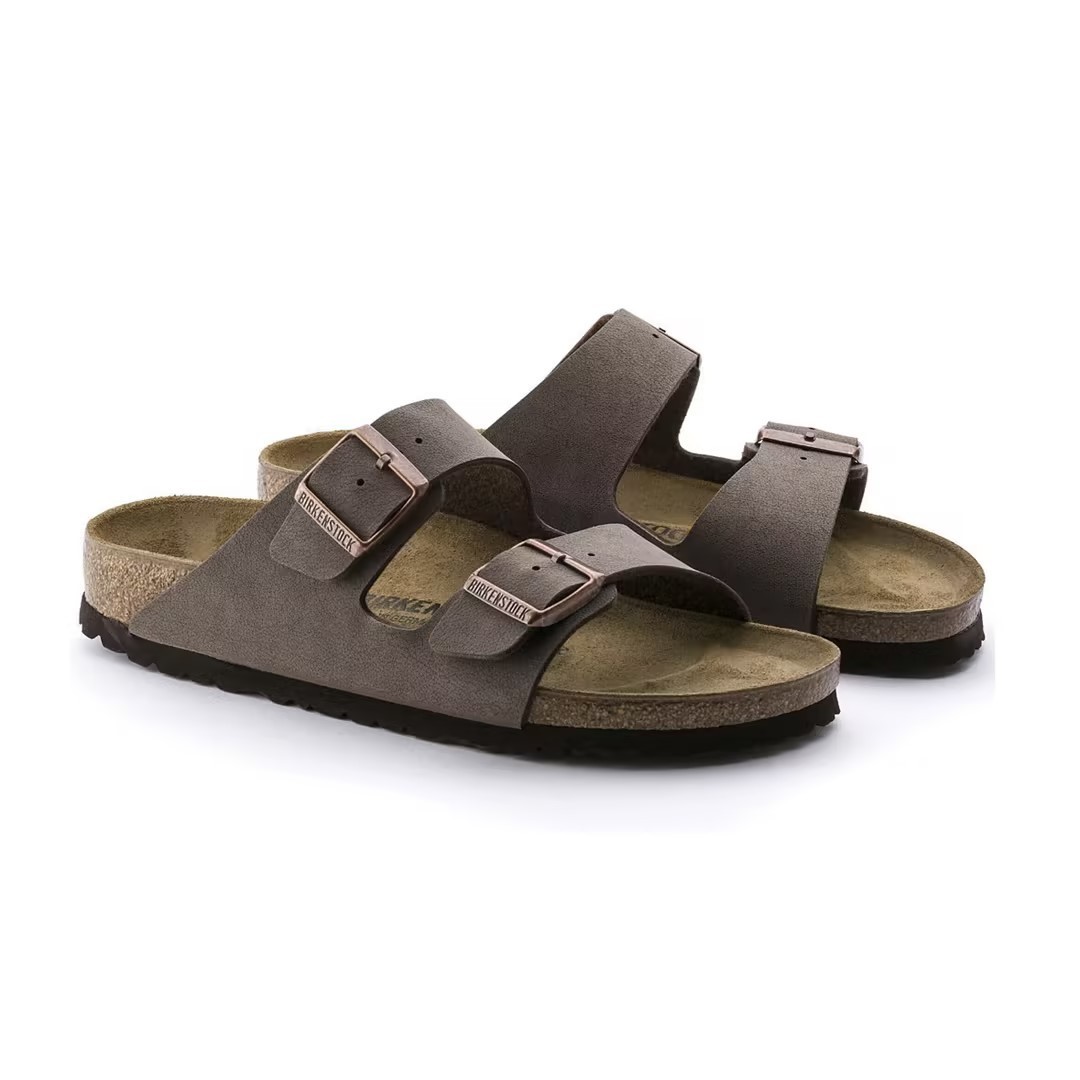 Birkenstock Arizona Stone Mocha Birko-Flor Comfort Sandals EU37-45