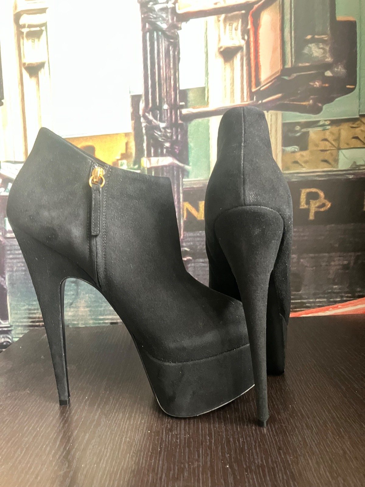 Giuseppe Zanotti black suede pumps new size 38.5