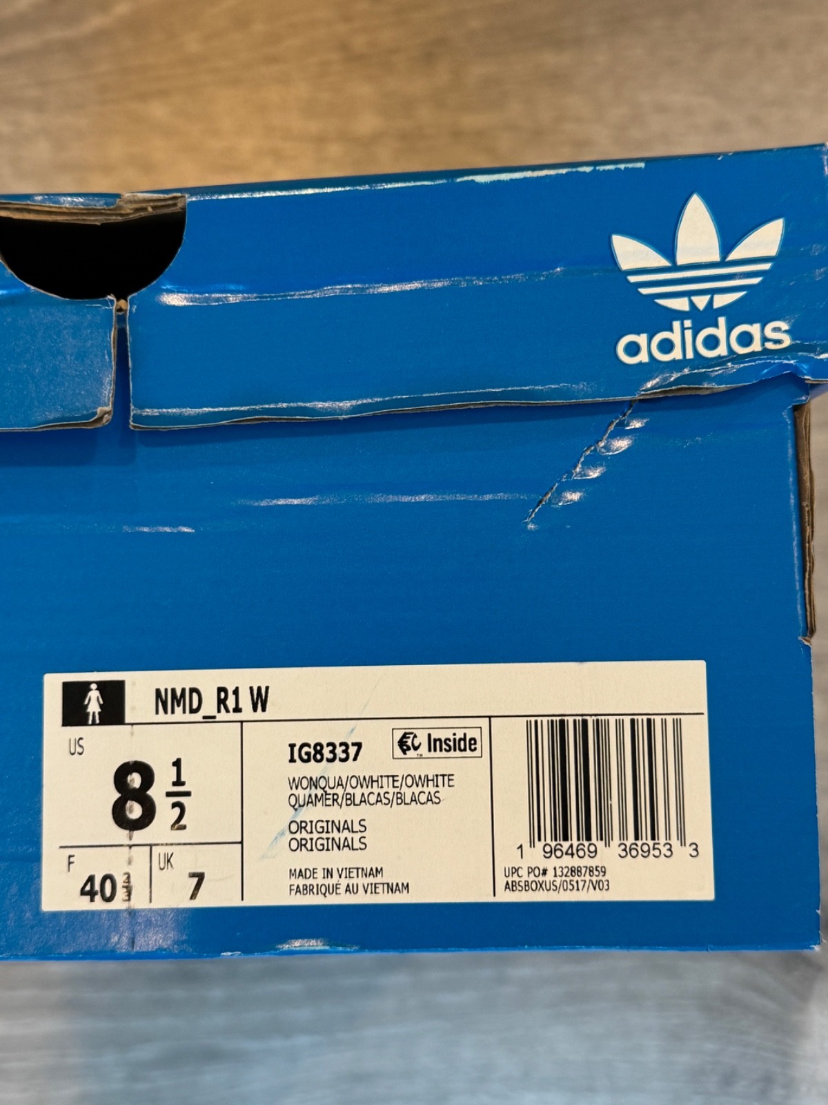 Adidas NMD_R1 Sneakers | Ladies 8.5 | Pink/Cream Wonder Quartz