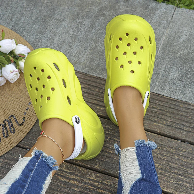 Women Chunky Platform Clogs Summer EVA Sandals Slides Slippers Shoes Beach Gift