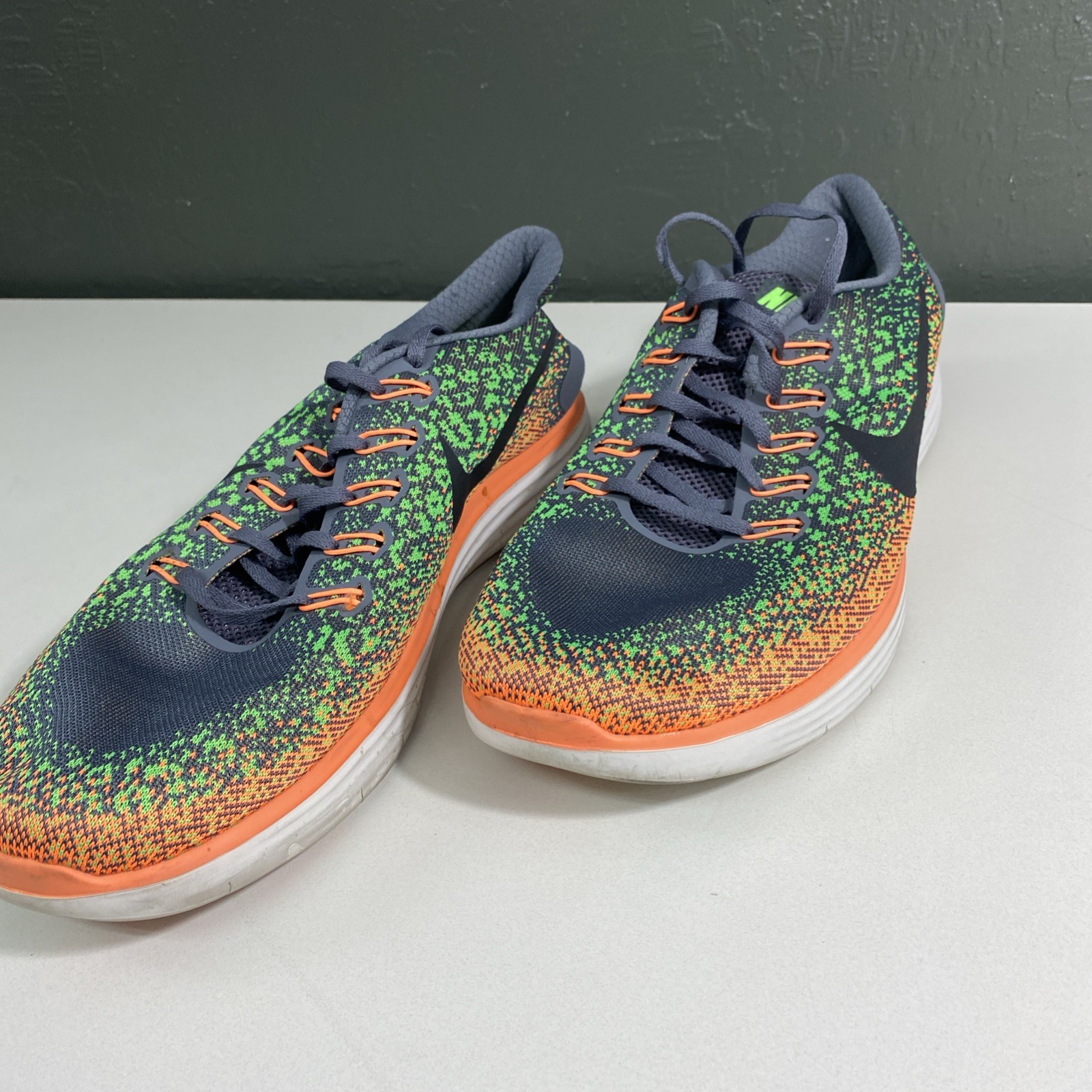 Nike Free RN Distance Shoes Womens Size 14 Multicolor Running 827116-017