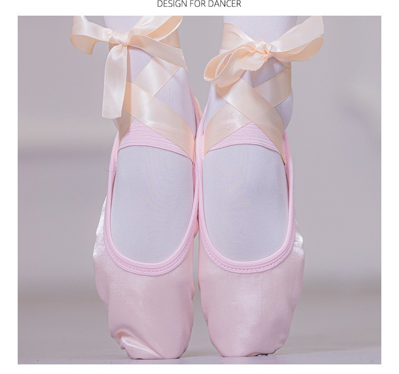 BALLET SLIPPERS Breathable Lightweight Sation DANCE Shoes For Girls WOMEN YOGA