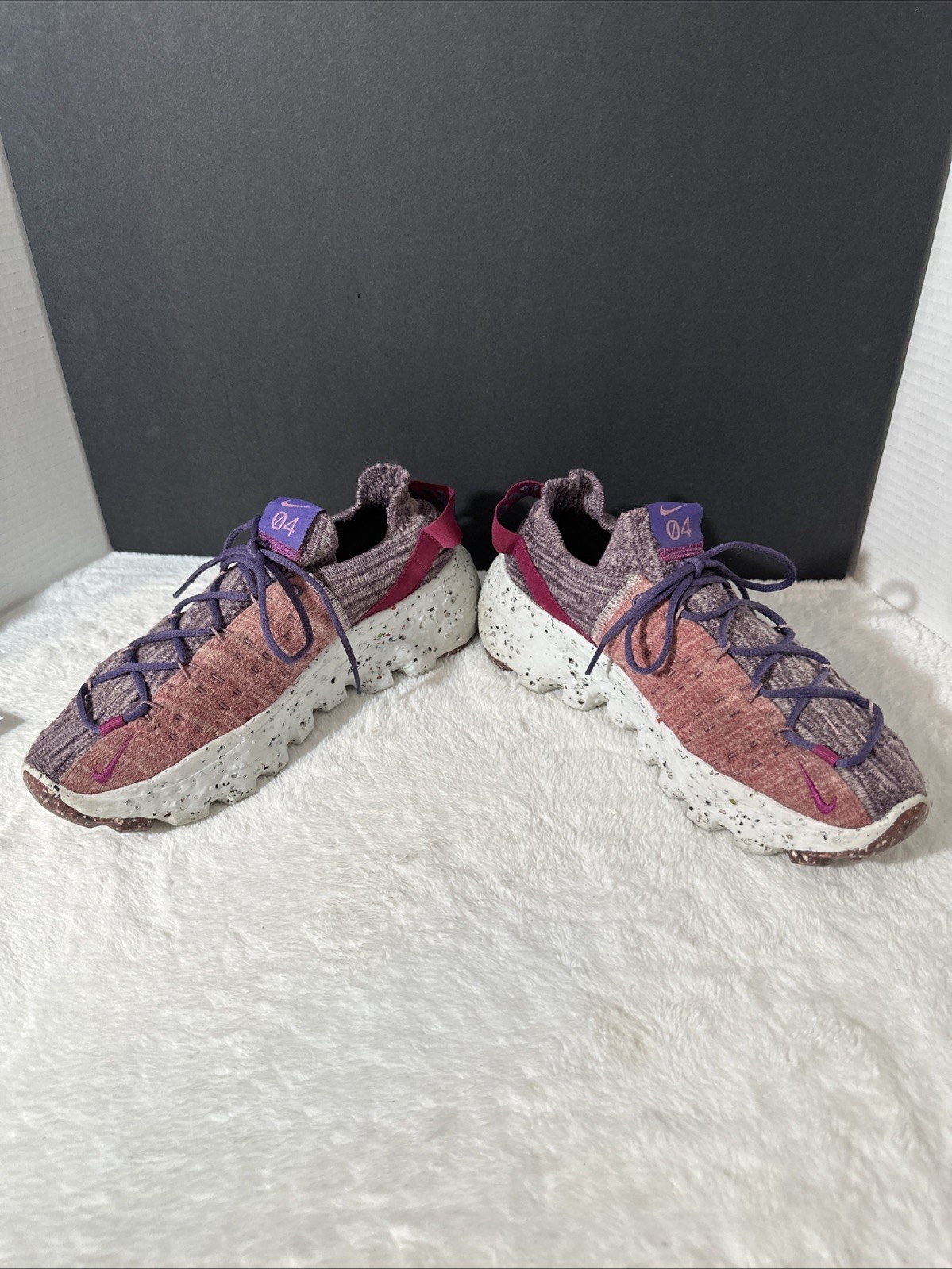 Nike Space Hippie ’04 Women’s Size 8 Running Shoes Cactus Flower Gravity Purple