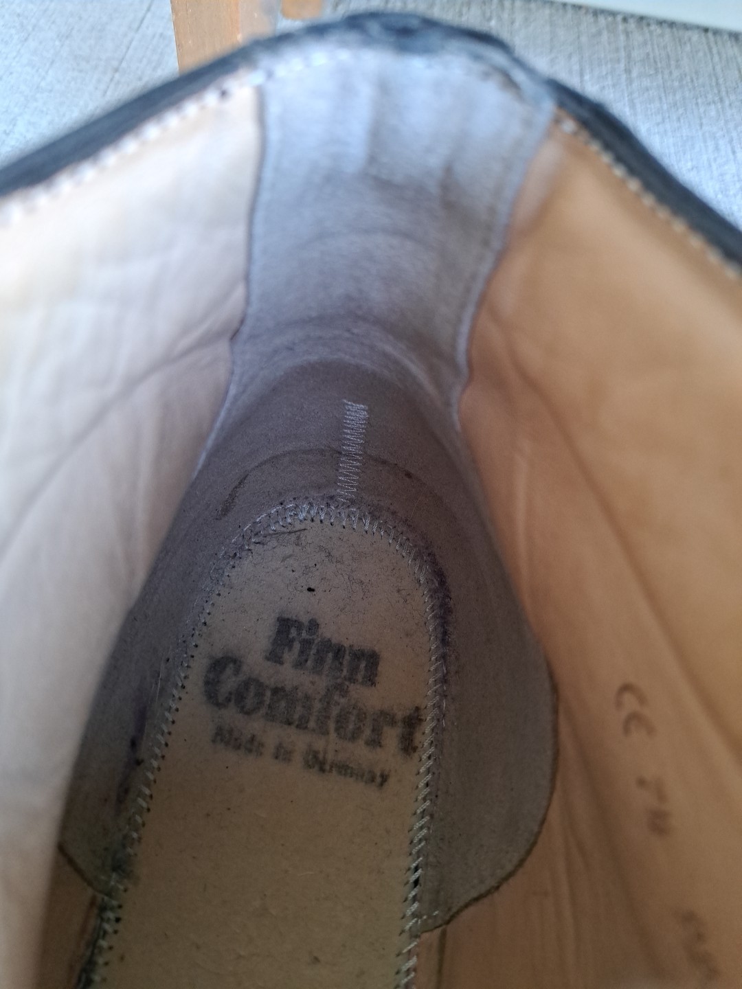 Finn Comfort Leather High Top Boots Sneakers Black Unisex W 9.5 / M 7.5 Germany
