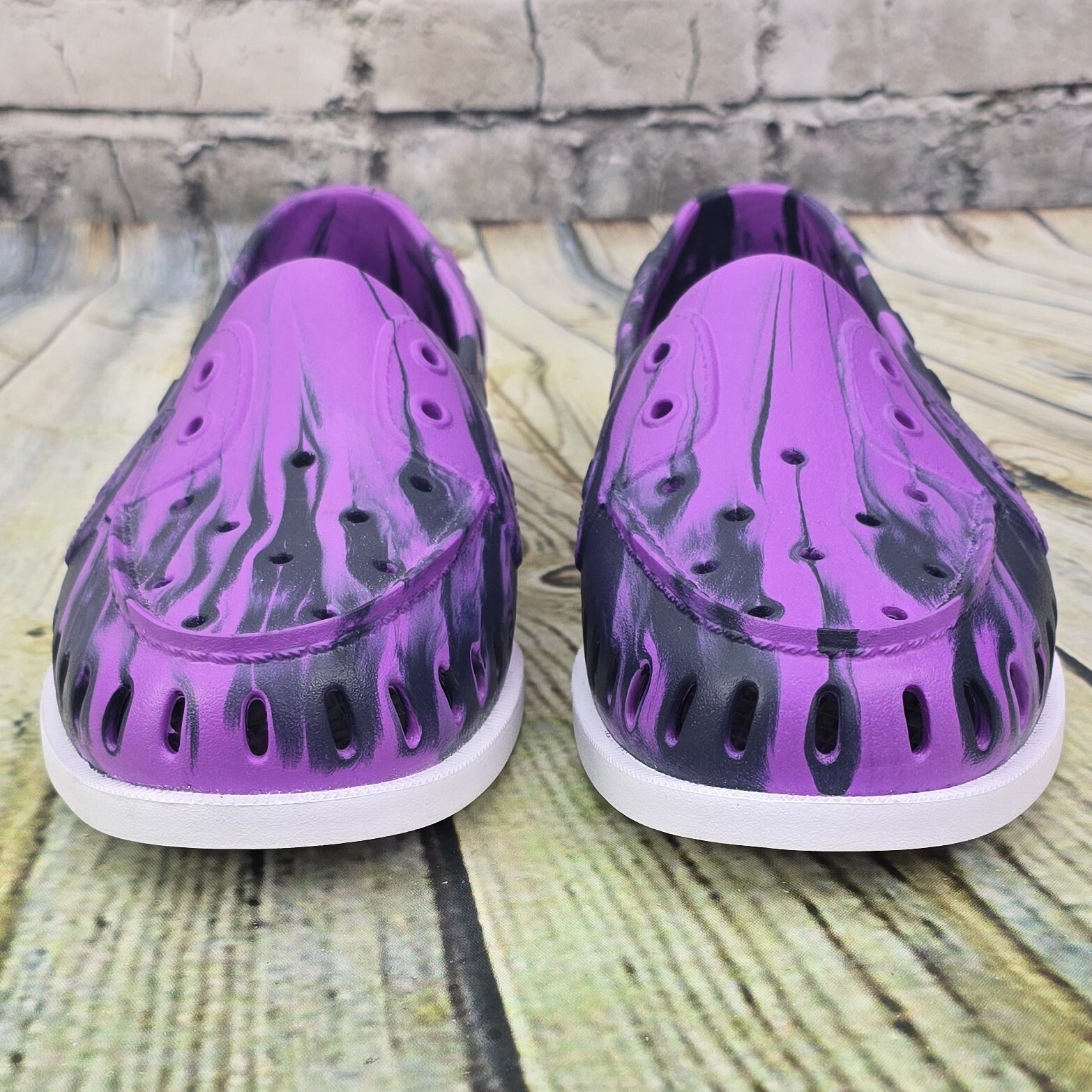 Sperry A/O Float Boat Shoes Womens 10 Purple Black Marble Water Friendly EVA New