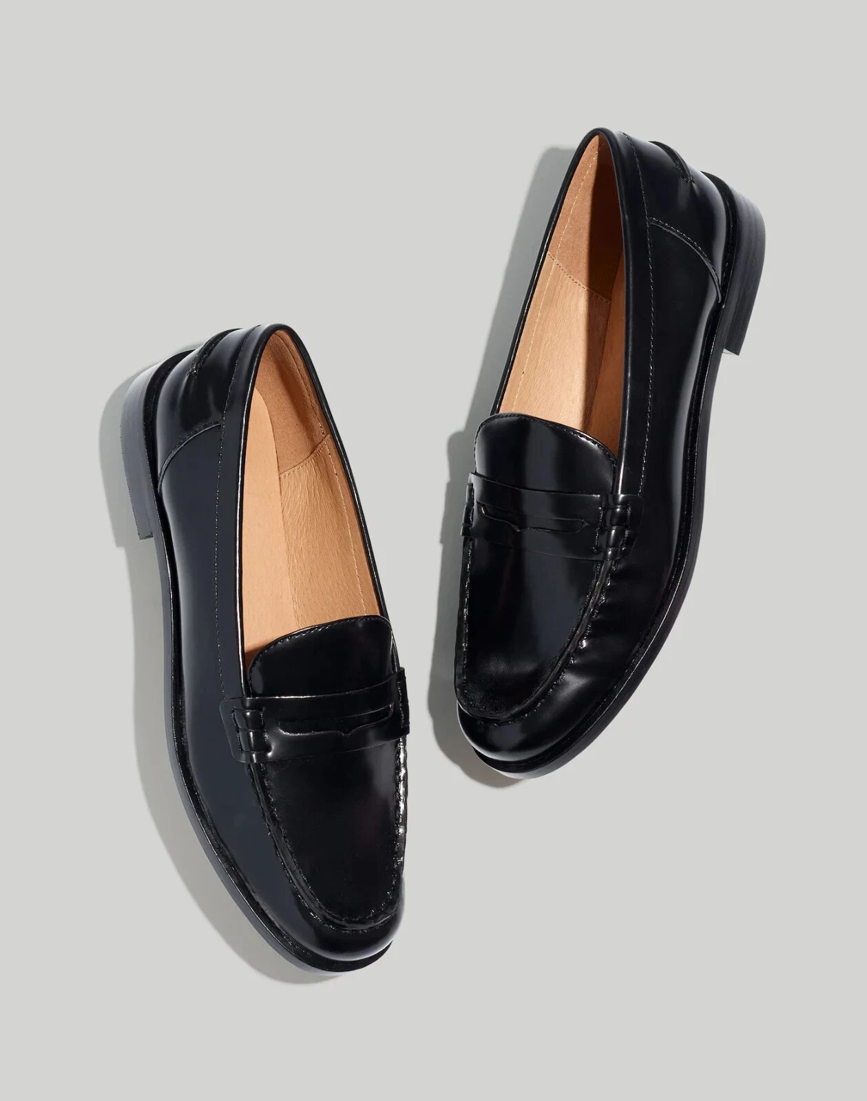 Women’s Madewell Penny Loafer In Leather True Black New Retail $148 SELECT SIZE