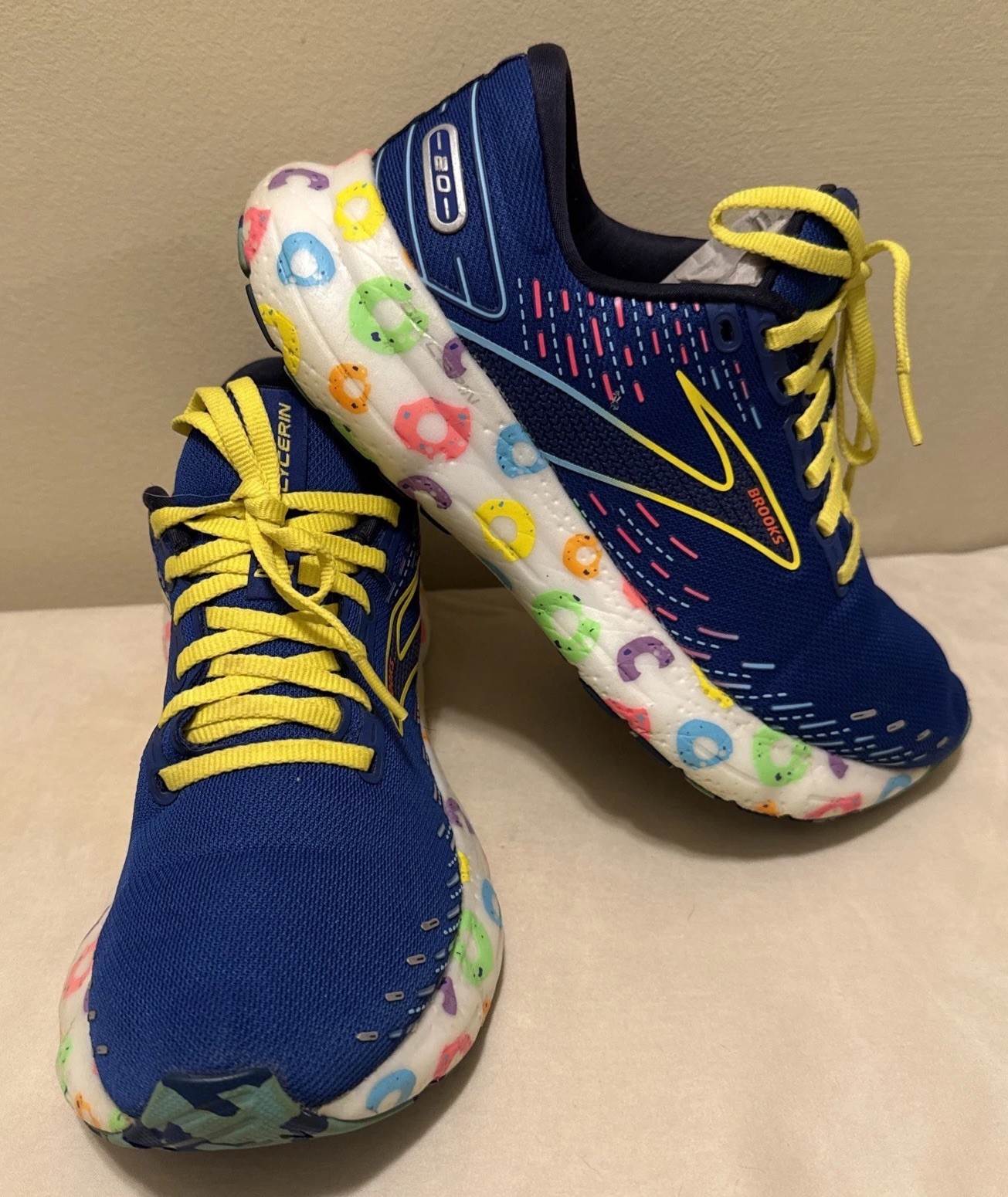 Brooks Glycerin 20 Womens Sneakers Sz 7.5M Bowl O’ Brooks Cereal Edition Shoes