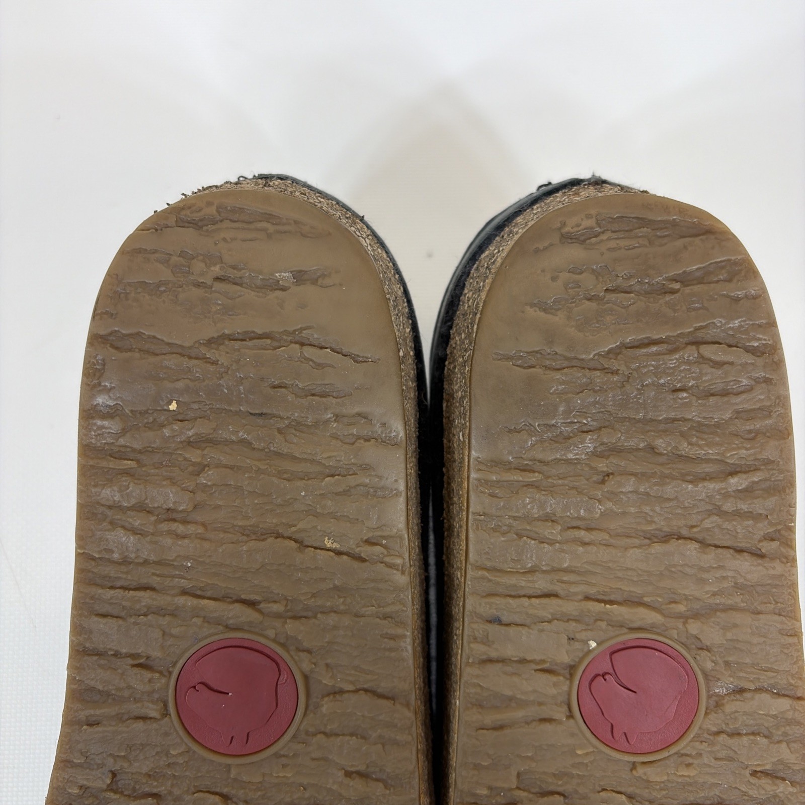 Haflinger Classic Grizzly Slipper Clogs Wool Black Women’s Size 40 US 9