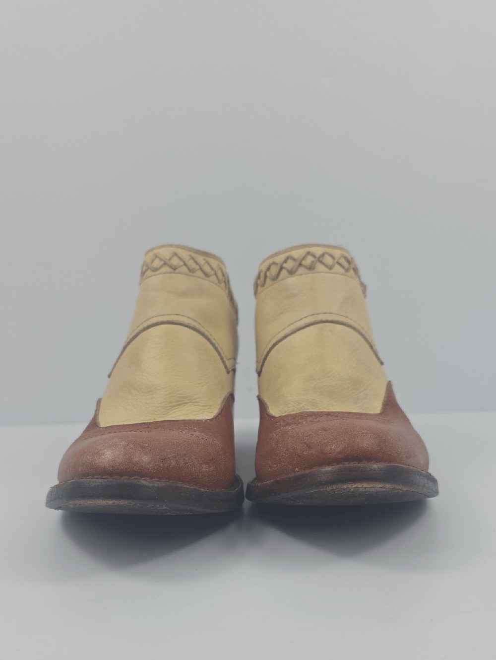 Freebird by Steven Prison Distressed Leather Western-inspired mules -Women’s 8