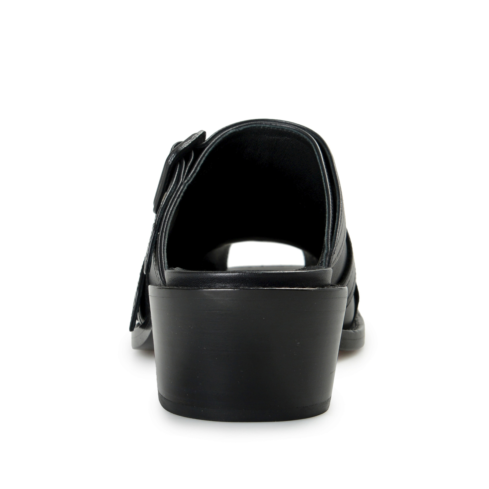 Burberry Women’s «Barcroft» Black Heeled Mules Sandals Shoes US 6 IT 36