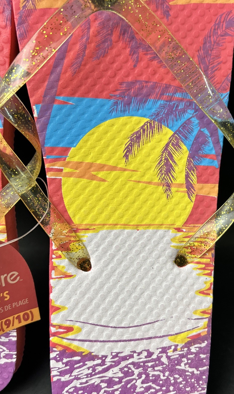 Juncture Women’s «Summer State of Mind.» Flip flops Size L 9/10