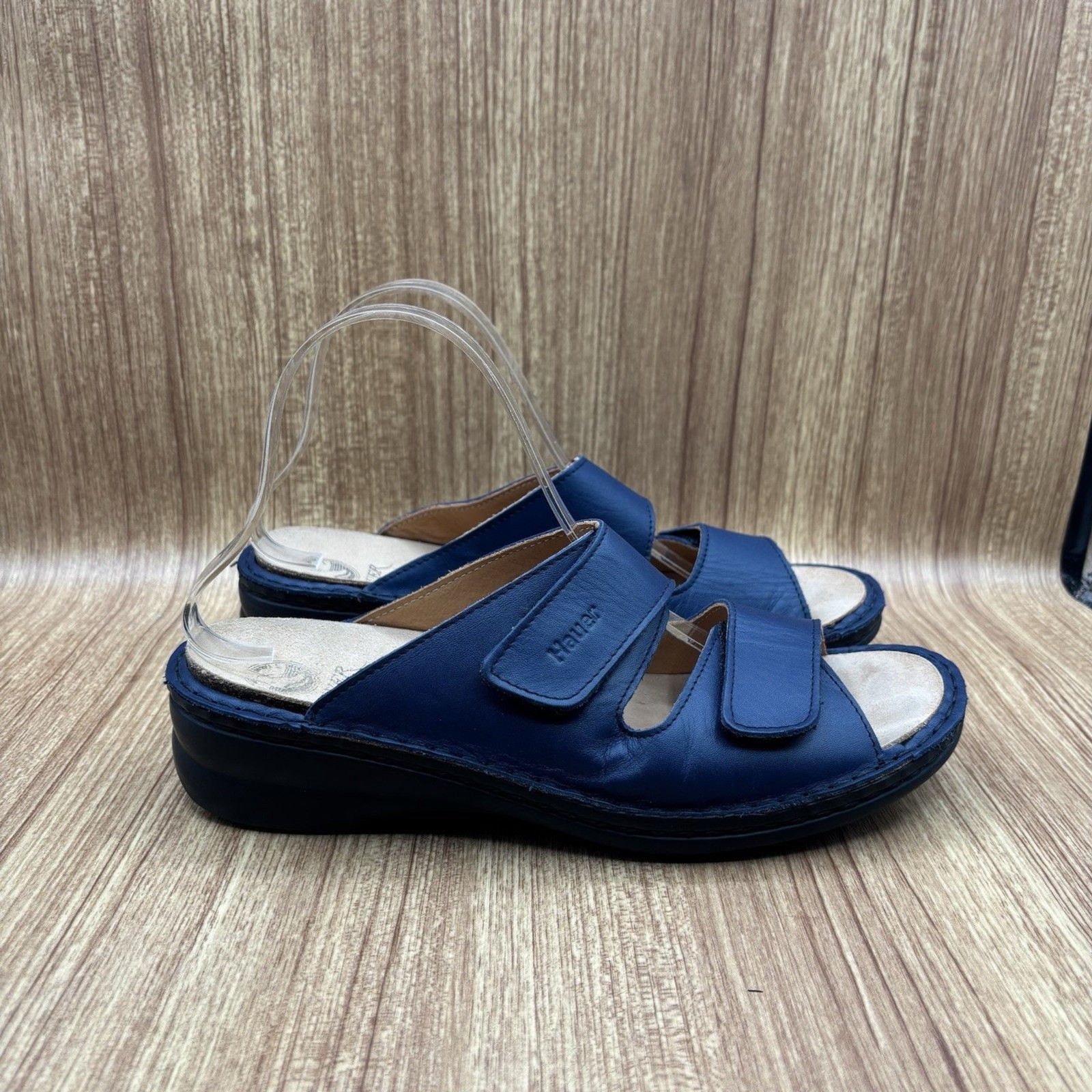 Hauer Comfort Sandal Made In Austria Removable Insole BLUE Adjustable EU 41 US10