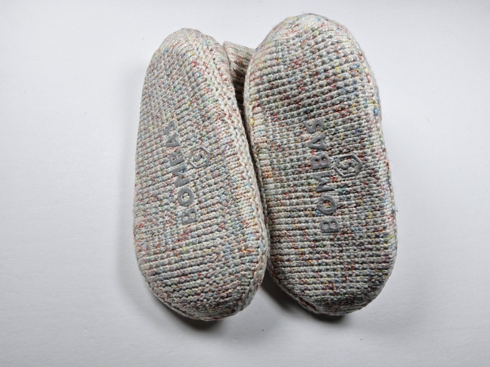 Bombas Sherpa Lined Gripper Bootie Slippers House Shoes Size S W7-8.5
