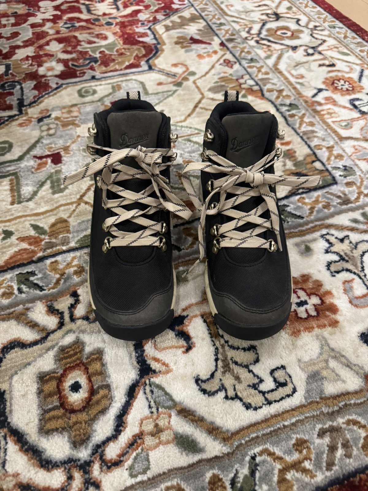 Danner Adrika Mid Women’s Hiking Boots Black Waterproof Trail Shoes Size 6.5
