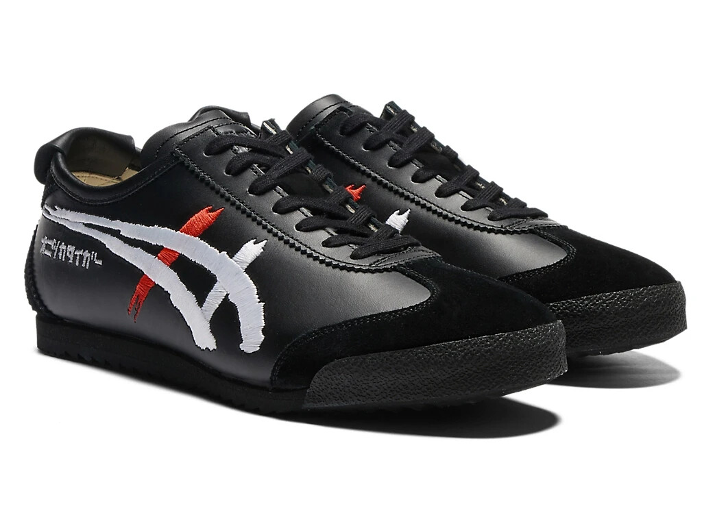 Onitsuka Tiger Women’s MEXICO 66 DELUXE 1182A188 001 BLACK WHITE