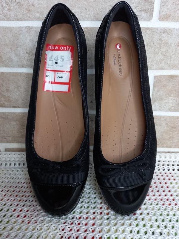 women clarks heels black 37 #7C7T