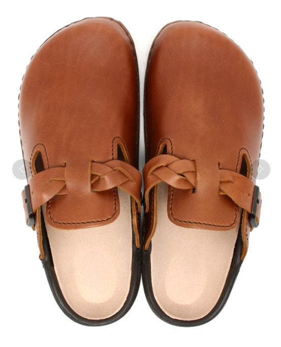 Birkenstock Boston leather clogs with braided strap Antwerpen EU 36 US 5-5.5 M