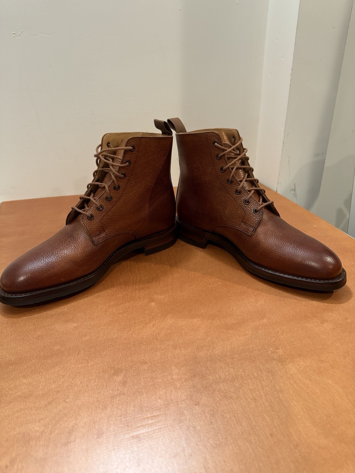 Crockett & Jones Barnwell 2 Brown Leather Boots Womens 90 C / 9.5 us $699 New