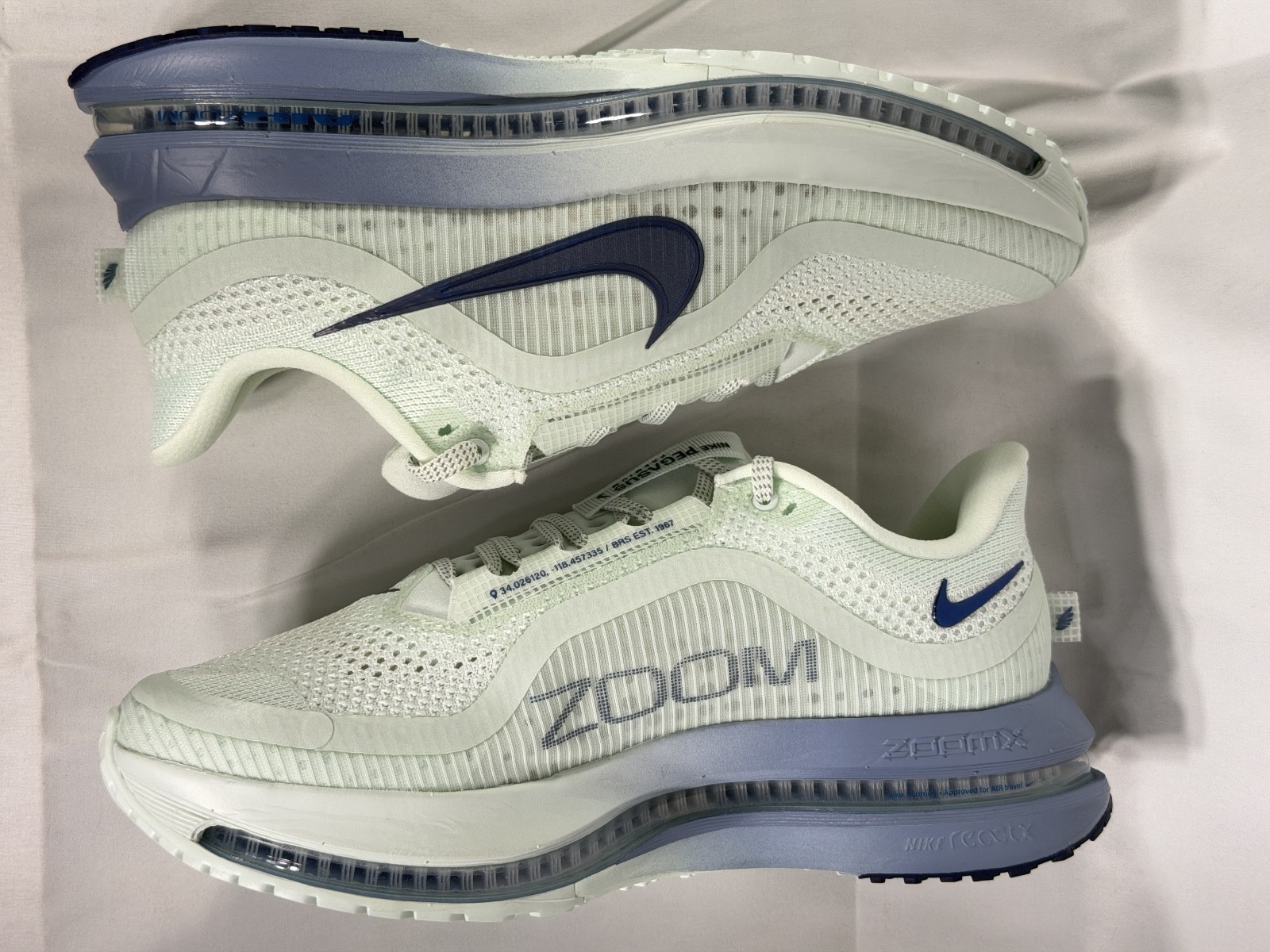 Nike Pegasus Premium Barely Green Blue Void Shoe Women’s Size 10 HQ2593-301 NEW