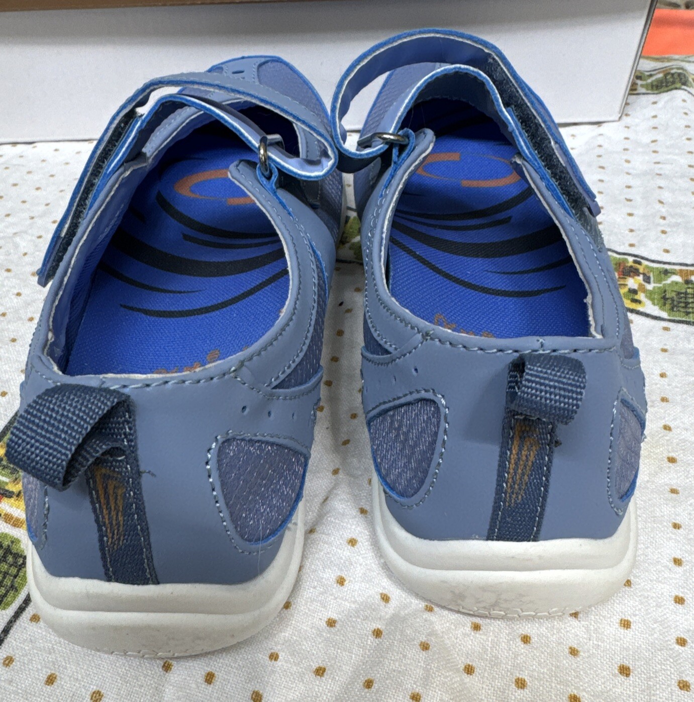 Copper Fit Womens Mary Jane Strap Blue Shoes Size 7 Medium (B,M) New W/Box
