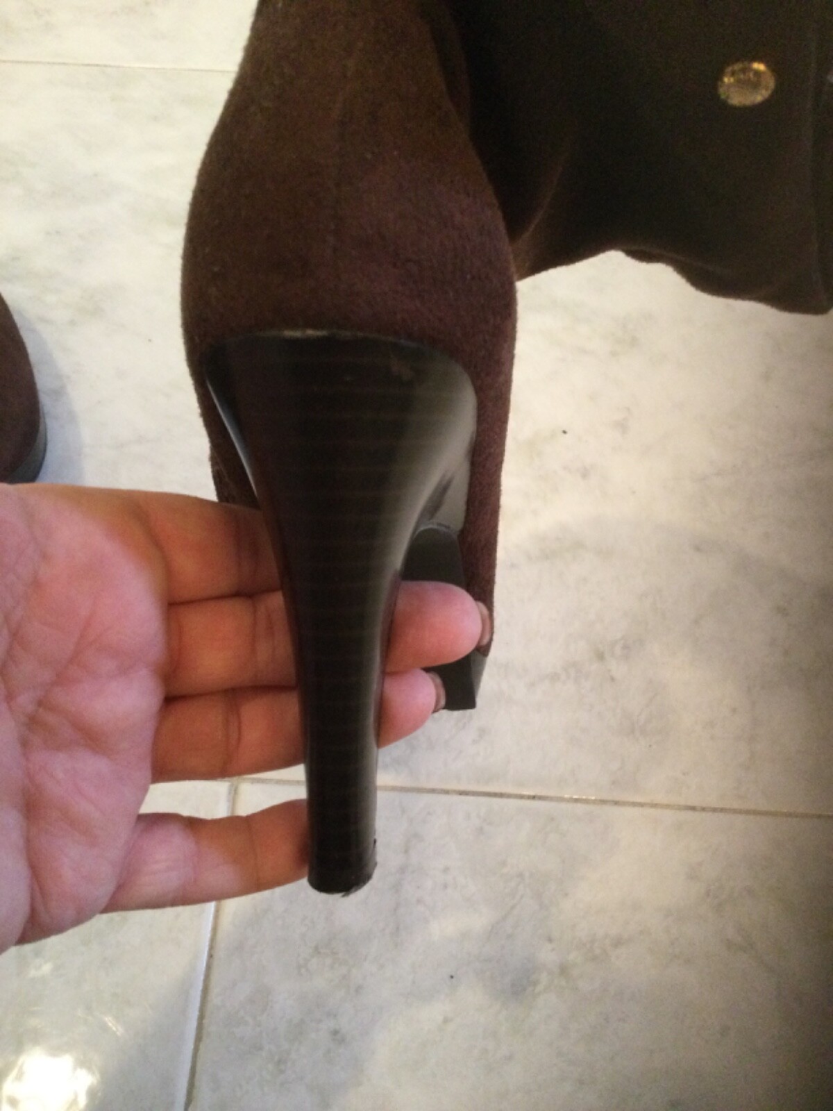 Isaac Mizrahi for Target Brown Ankle Boots Heels Women’s Size 8.5M