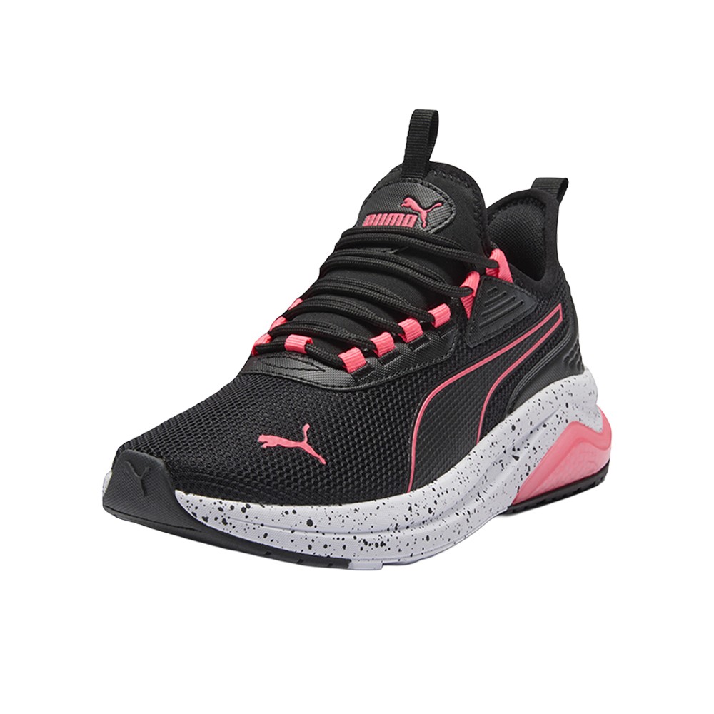 PUMA Amplifier Speckle Lace Up Womens Black Sneakers Casual Shoes 39914502