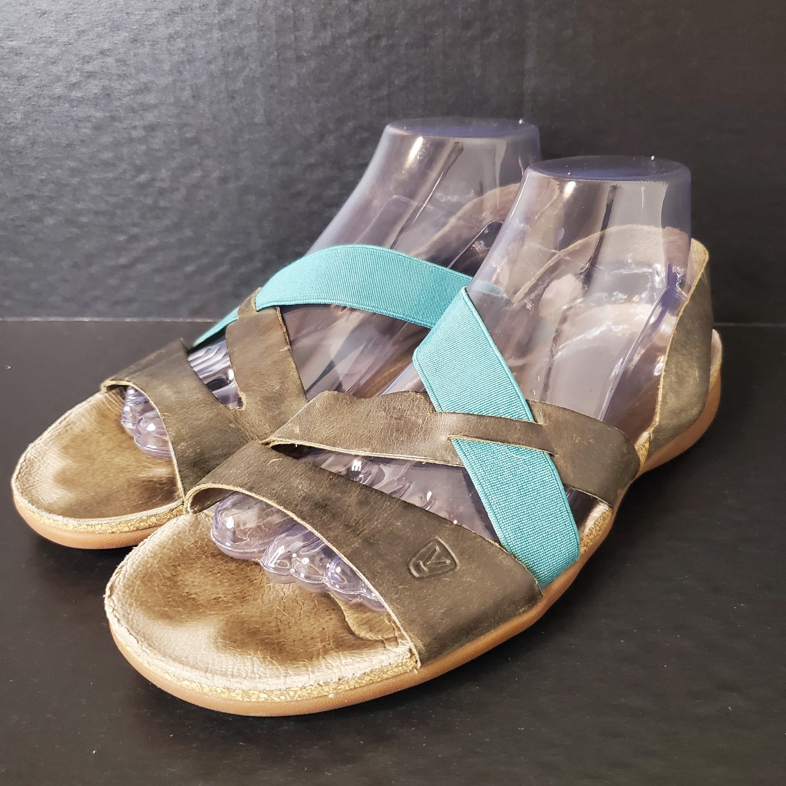 KEEN Dauntless Dahlia Leather Strappy Sandals Shoes Women’s Size 8 1014320