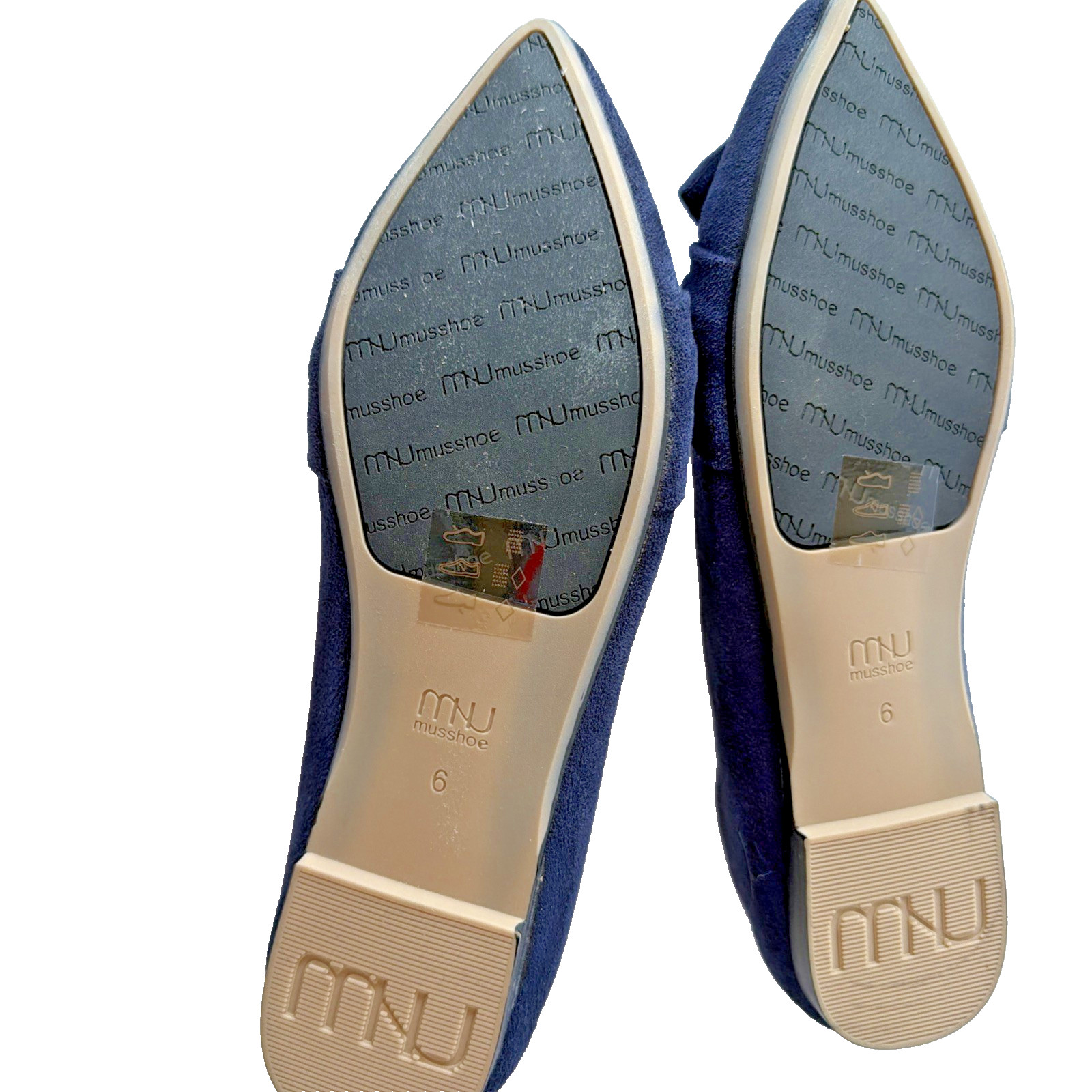 Musshoe Flats for Women Comfortable Flats Pointed ToeSize 6