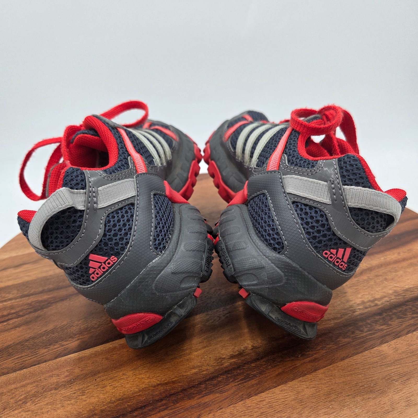 Size 6 Adidas Thrasher 1.1 Trail Wmns Running Shoes Blue-Red Athletic Sneakers