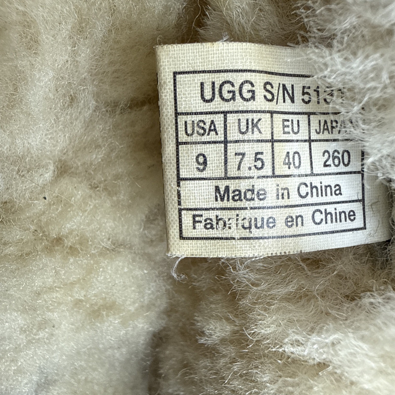 UGG Australia Dakota Chestnut Suede Sheepskin Moccasin Slippers Women’s Size 9
