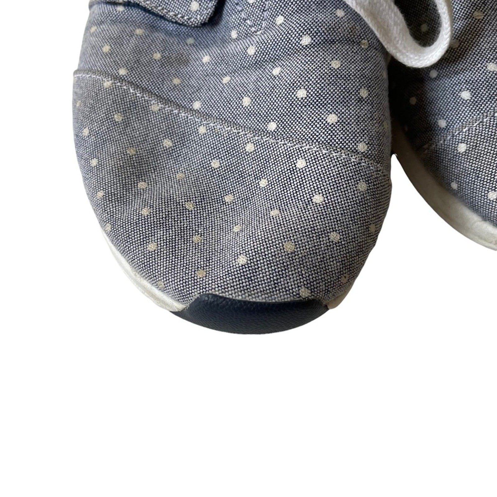 Bobs Sketchers Phresh Fashion Sneaker Polka Dot Blue Navy 9 GUC