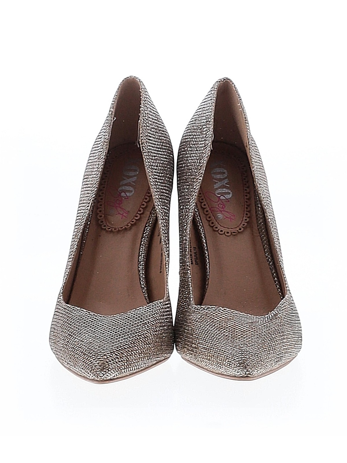 XOXO Women Silver Heels US 9
