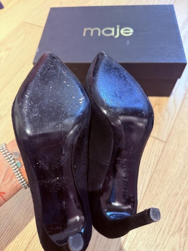 Women Heels Black 37.5 #BK5I