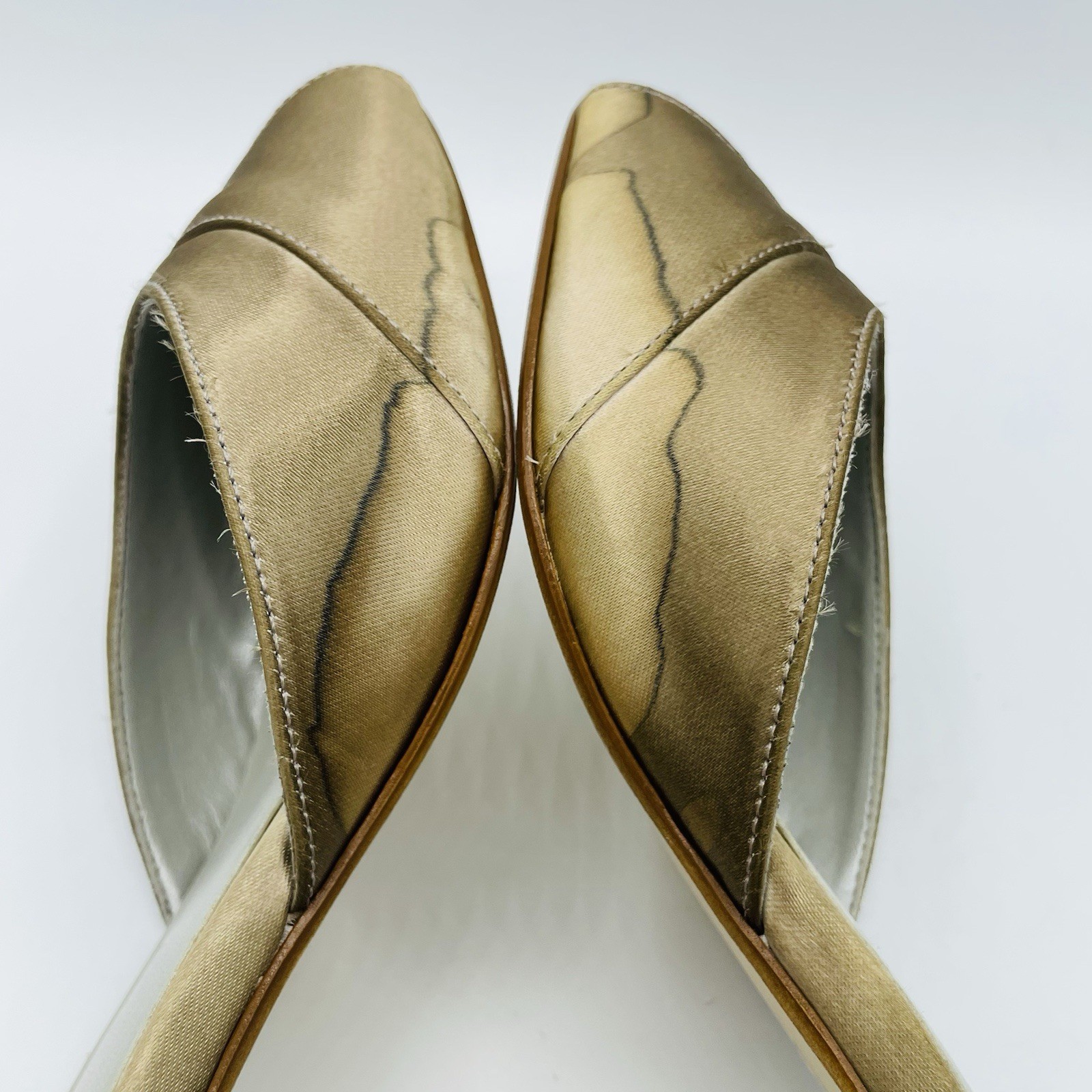 Dyeables Shoes Womens Shoes Size 9 B Bronze Delia Shiny Metalic Heels Sandals
