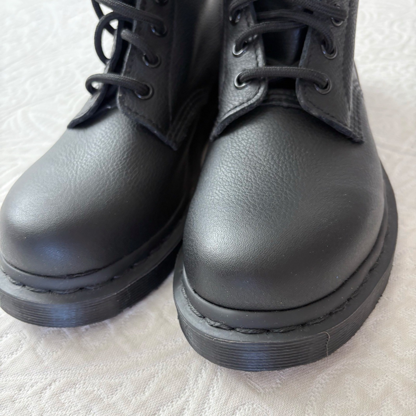 Dr. Martens 1460 Mono Smooth Leather Lace Up Boots, Black (M’s 6 / W’s 7)