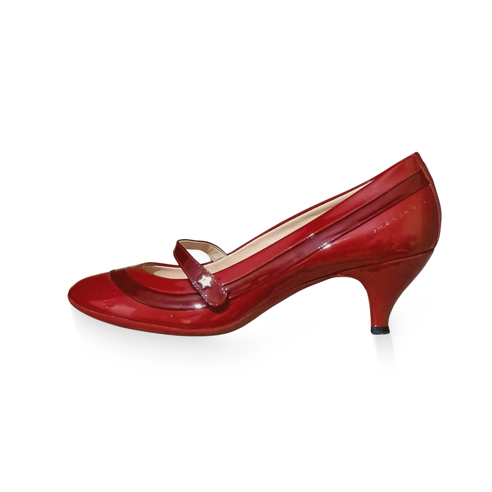 FORNARINA Pumps | Red | Vintage Sparkle | MADE IN ITALY | Rare Pair
