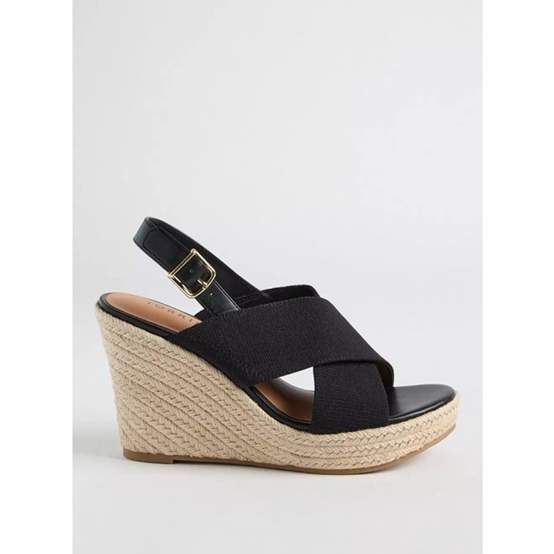 1317 – Torrid Cross Band Platform Wedge – Size 10WW