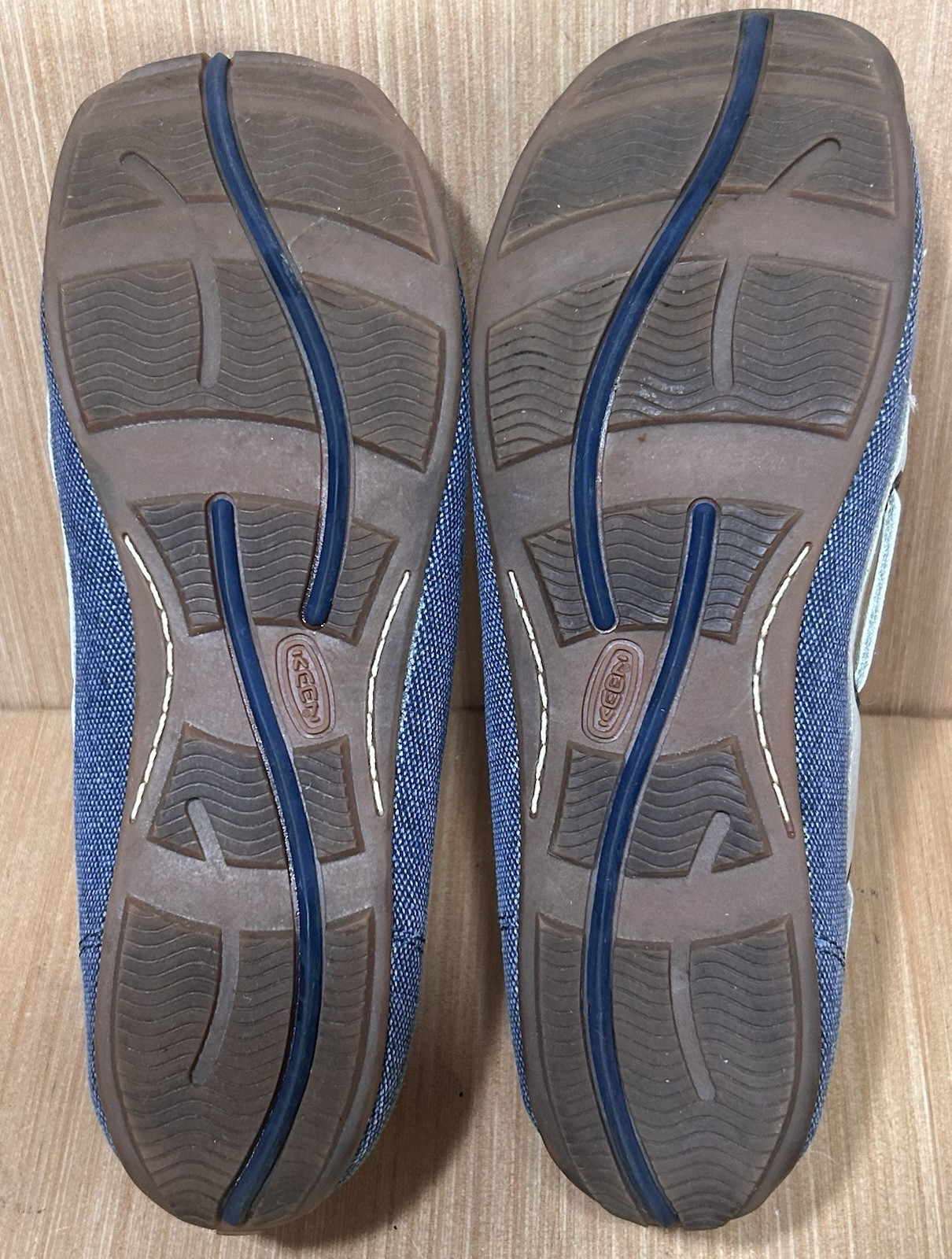 Keen Catalina Ensign Blue Canvas 1 Eye Boat Shoe Women’s Size 8