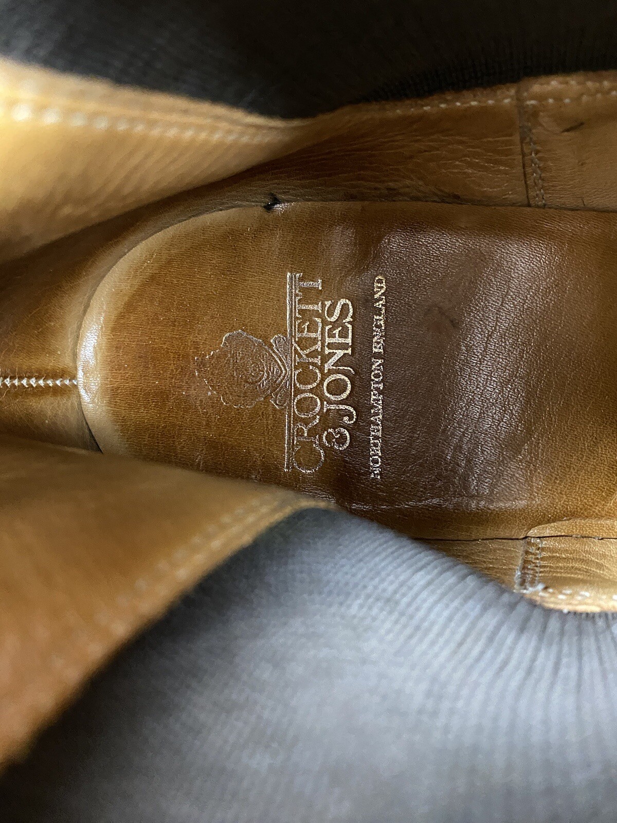 Crockett & Jones Gresham ladies leather Chelsea shoes boots size 9