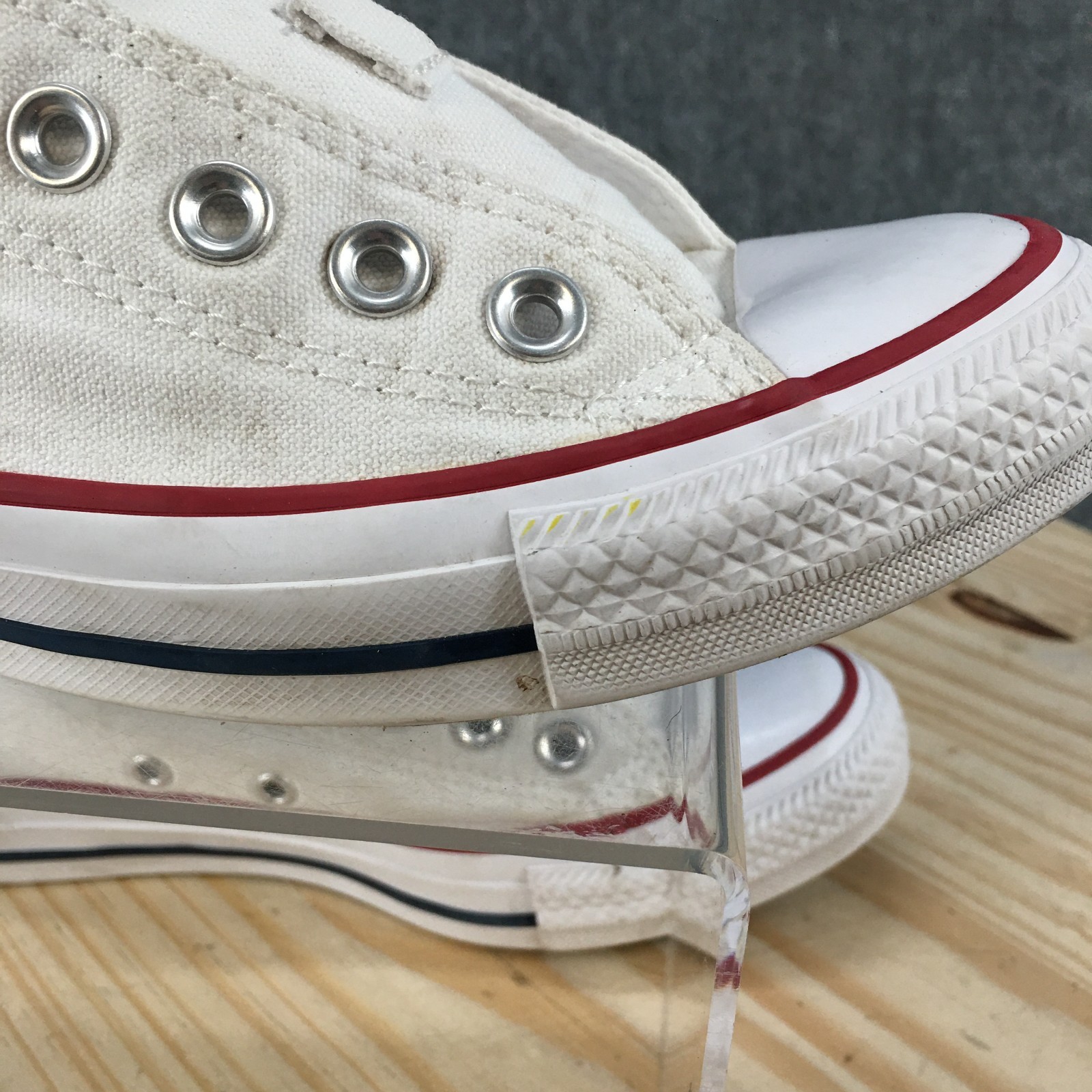 Converse Shoes Mens 5 Womens 7 Chuck Taylor All Star Low Sneakers M7652 White