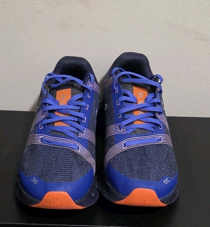 On Running Cloudgo Womens Size 8 Blue Orange Running Shoes Sneakers 55.98233