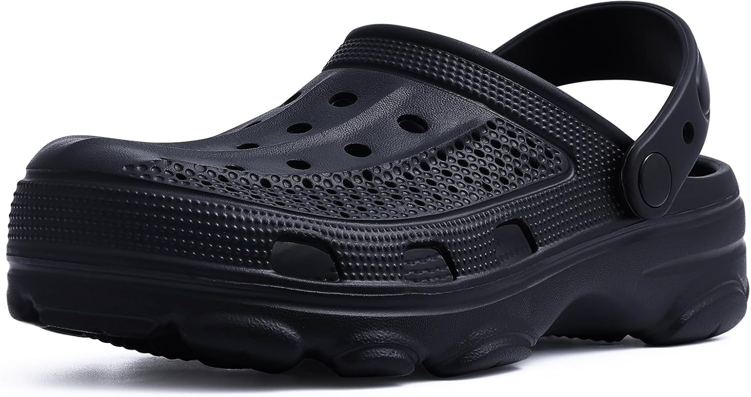 Womens Mens Garden Clogs Shoes with Arch Support Unisex Comfort Slip-On Sandals