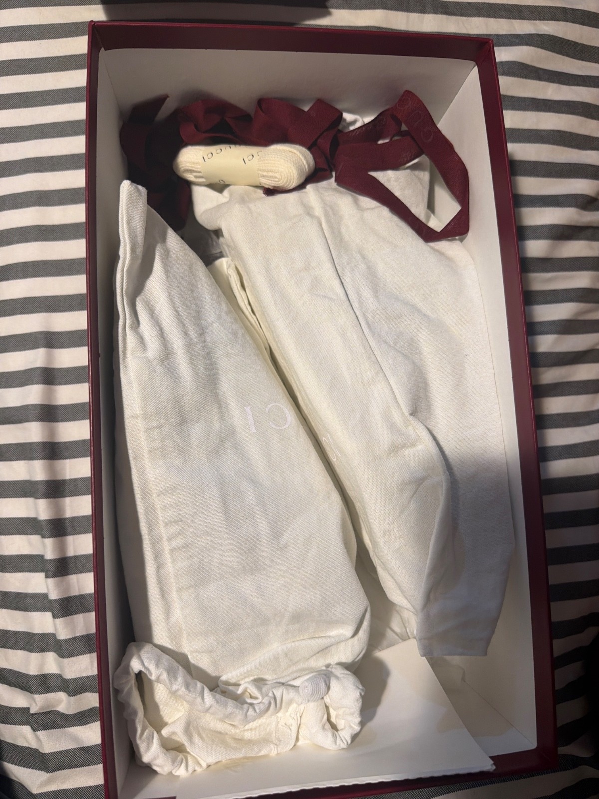 Size 8.5 – Gucci Re-Web Sneaker GG Canvas – White Beige W