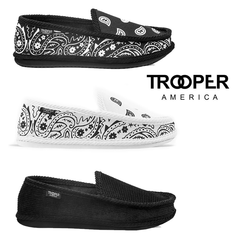 NEW BANDANA PAISLEY CORDUROY HOUSE SHOES MEN WOMEN UNISEX TROOPER AMERICA