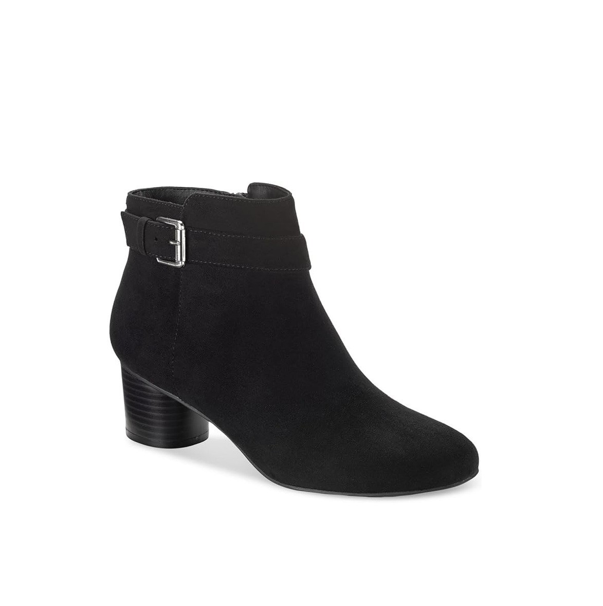 Style & Co. Womens 9.5 M Black Ariella Zip Up Ankle Booties DISPLAY GR7